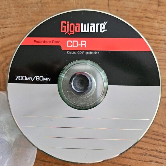 Black CD/DVD Spindle Organizer | 50-Disc Stackable Media Storage Case - Picture 4 of 4